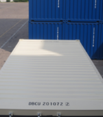 Toit Container 20 Pieds Blanc crème 1er voyage