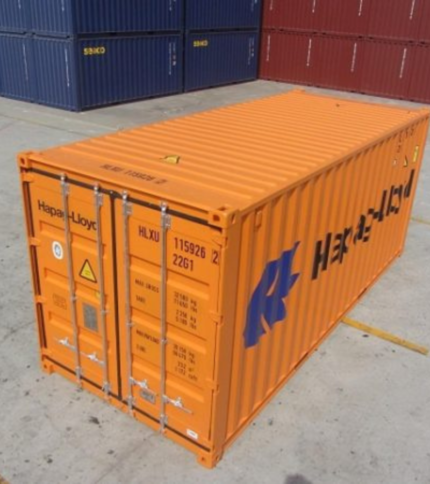 Container 20 Pieds Orange 1er voyage