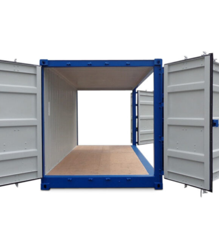 Container 20 Pieds Double Portes + Porte latérale